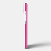 Coques Case-Mate iPhone Cerise et blanc bandes de bonbons Coque-Mate iPhon (Verso / Gauche)