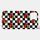 Coques Case-Mate iPhone Cerise et chèque (Verso (horizontal))