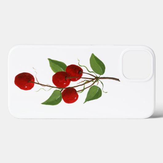 Coques Case-Mate iPhone Cerises (Verso (horizontal))