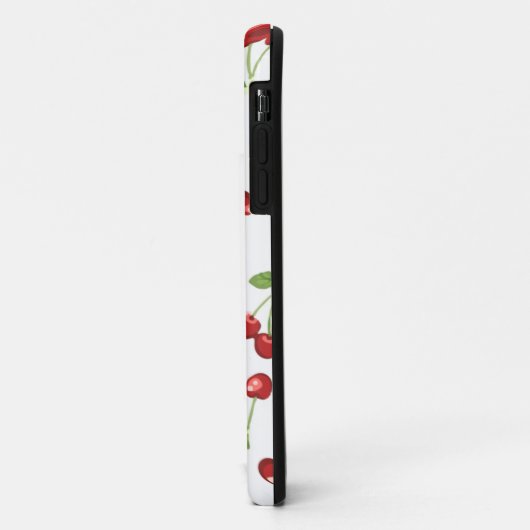 Coques Case-Mate iPhone Cerises rétro (Dos/Gauche)