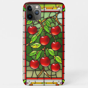 Case-Mate iPhone Case Cerises rouges vibrantes avec des feuilles vertes 