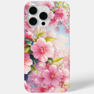 Coque iPhone 15 Pro Max Cerisier à fleurs murmures de printemps