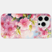 Coques Case-Mate iPhone Cerisier à fleurs murmures de printemps (Verso (horizontal))
