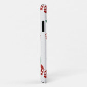 Coques Case-Mate iPhone Cerisier Crâne rouge (Dos/Droite)