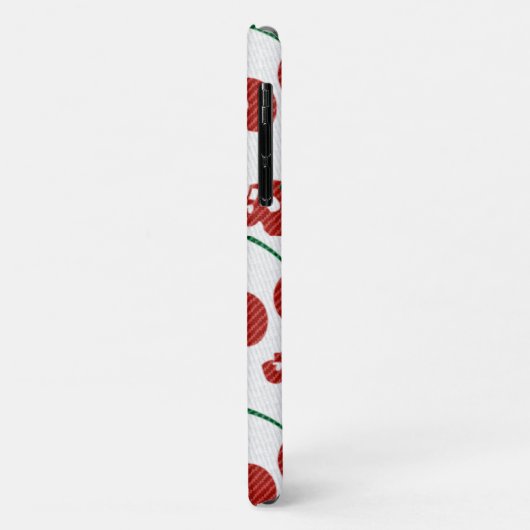 Coques Case-Mate iPhone Cerisier Crâne rouge (Dos/Gauche)