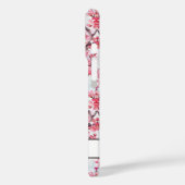 Coques Case-Mate iPhone Cerisiers Fleuris Sakura Monogrammés (Verso / Gauche)