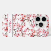 Coques Case-Mate iPhone Cerisiers Fleurs de Sakura Japonais  (Verso (horizontal))