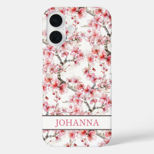 Coques iPhone 16 Cerisiers Fleurs de Sakura Japonais