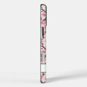 Coques Case-Mate iPhone Cerisiers Fleurs de Sakura Monogramme (Verso / Droite)