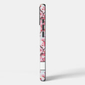Coques Case-Mate iPhone Cerisiers Fleurs de Sakura Monogramme (Verso / Gauche)