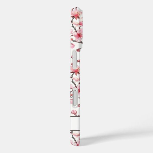 Coques Case-Mate iPhone Cerisiers Motif Sakura Monogrammé (Verso / Droite)
