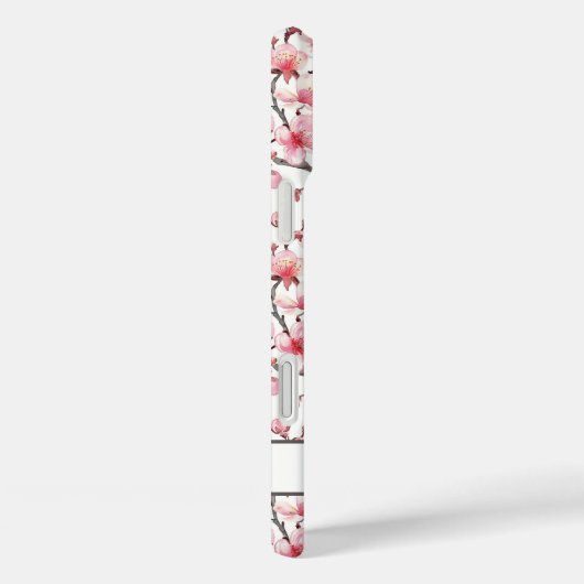 Coques Case-Mate iPhone Cerisiers Motif Sakura Monogrammé (Verso / Droite)