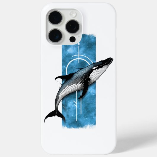 Coques Case-Mate iPhone Cerulean Leviathan : Blue Whale Majesty (Verso)