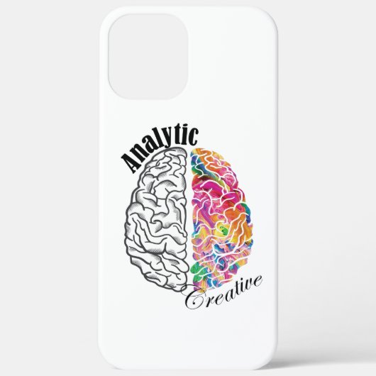Coques Case-Mate iPhone Cerveau Créatif Analytique À Braine Droite (Verso)
