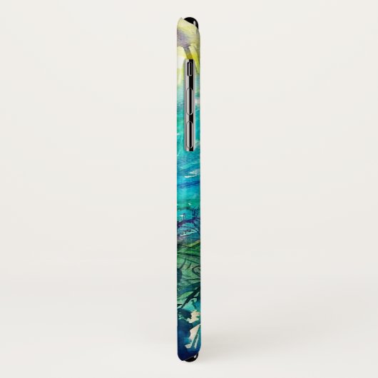 COQUES Case-Mate iPhone CERVEAU EN BOIS VERT (Dos/Gauche)