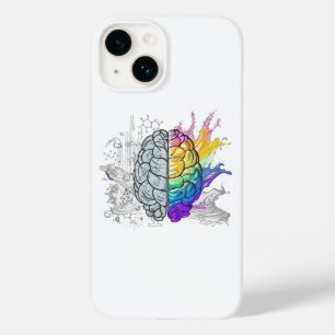 Coque Pour iPhone 14 Cerveau gauche contre Cerveau droit Création