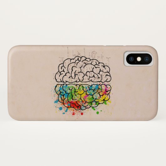 Coques Case-Mate iPhone Cerveau Humain Gauche Et Droite (Dos (Horizontal))