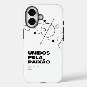 Coques iPhone 16 Cerveau Tactique" iPhone - Édition Futsal 2026
