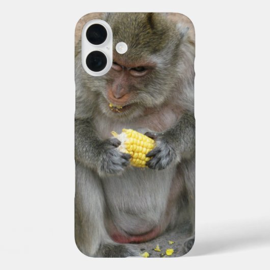 Coques Case-Mate iPhone C'est à moi ! ! ... Singe Macaque thaïlandais sauv (Verso)