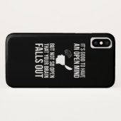 Coques Case-Mate iPhone C'est bien d'avoir un esprit ouvert et drôle et sc (Dos (Horizontal))