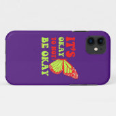 Coques Case-Mate iPhone C'EST BON DE NE PAS ÊTRE BON papillon (Dos (Horizontal))