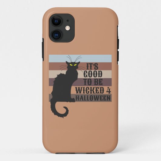Coques Case-Mate iPhone C'EST BON D'ÊTRE REGARDÉ drôle HALLOween chat (Dos)