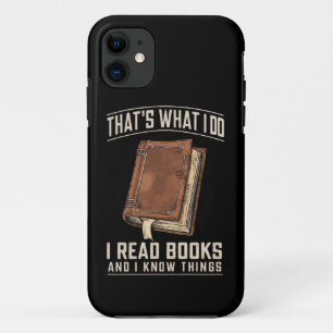 Case-Mate iPhone Case C'est ce que je fais Je lis des livres et je sais 
