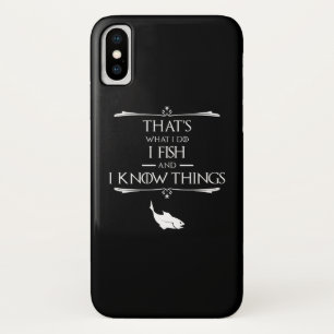 Case-Mate iPhone Case C'est ce que je fais, je pêche et je sais les cho
