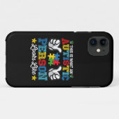 Coques Case-Mate iPhone C'Est Ce Qu'Une Personne Autiste Ressemble À Un Au (Dos (Horizontal))