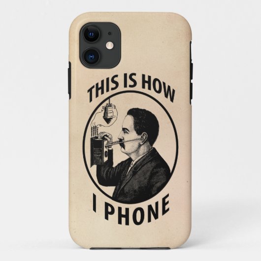 Coques Case-Mate iPhone C'est comment je téléphone (Dos)