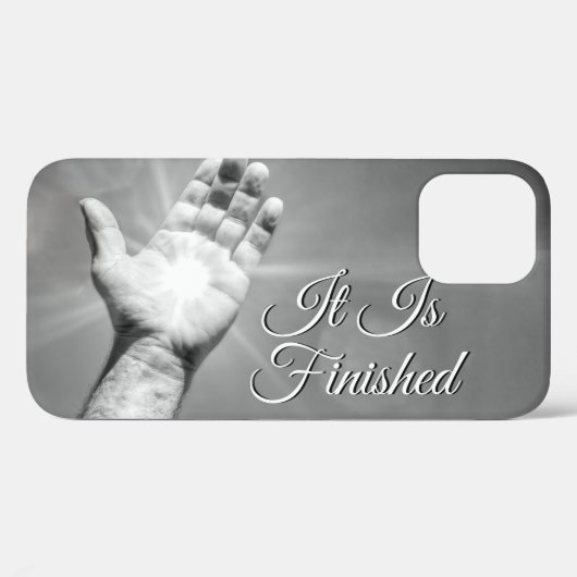 Coques Case-Mate iPhone C'est fini en nuances de gris (Verso (horizontal))
