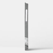 Coques Case-Mate iPhone C'est fini en nuances de gris (Verso / Gauche)