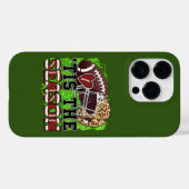 Coques Case-Mate iPhone C'est la saison du football (Verso (horizontal))