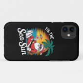 Coques Case-Mate iPhone C'Est Le Sea Sun Père Noël Beach Noël En Juy (Dos (Horizontal))