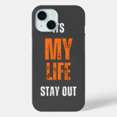 Coques Case-Mate iPhone C'est ma vie qui reste (Verso)