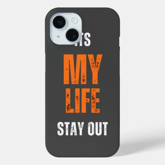 Coques Case-Mate iPhone C'est ma vie qui reste (Verso)