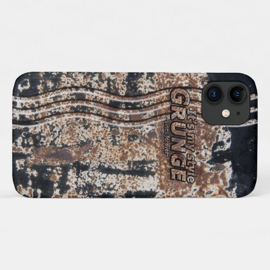 Coques Case-Mate iPhone C'est My Style GRUNGE Rusty Letters (Dos (Horizontal))