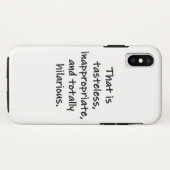 Coques Case-Mate iPhone C'est sans goût (Dos (Horizontal))