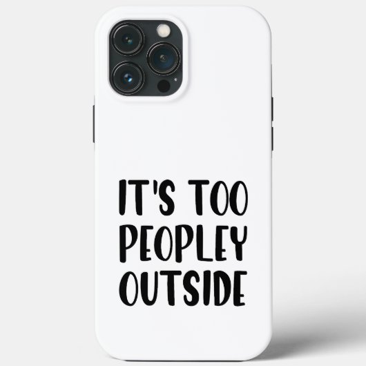 Coques Case-Mate iPhone C'est Trop Peuplé Dehors (Verso)