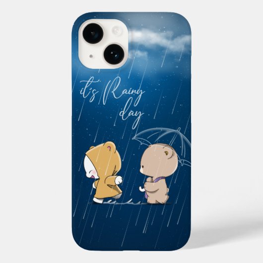 Coques Case-Mate iPhone C'est une journée pluvieuse |  (Verso)