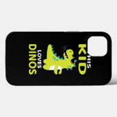 Coques Case-Mate iPhone Cet Enfant Aime Dinos I Saurier I Cute Dinosaur I  (Verso (horizontal))