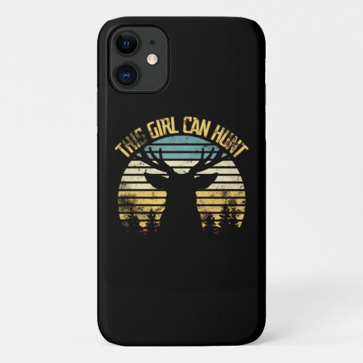 Coques Case-Mate iPhone Cette Fille Peut Chasser Classique (Dos)