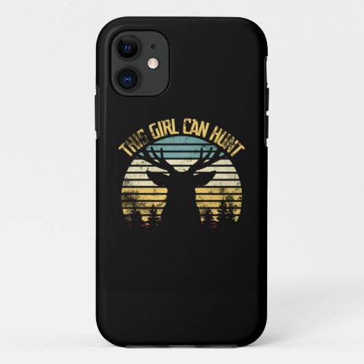 Coques Case-Mate iPhone Cette Fille Peut Chasser Classique (Dos)