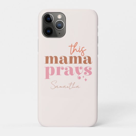 Coques Case-Mate iPhone Cette maman prie (Dos)