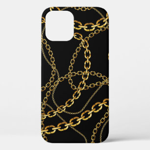 Case-Mate iPhone Case Chaîne dorée transparente, motif élégante.