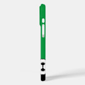 Coques Case-Mate iPhone Chaîne japonaise verte et Motif spiral (Verso / Gauche)