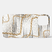 Coques Case-Mate iPhone Chaîne Leopard Design Motif (Verso (horizontal))