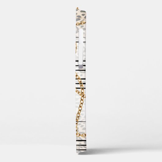 Coques Case-Mate iPhone Chaîne Leopard Design Motif (Verso / Gauche)