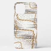 Coques Case-Mate iPhone Chaîne Leopard Design Motif (Verso)