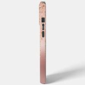 Coques Case-Mate iPhone Chaînes de glam or rose (Verso / Gauche)
